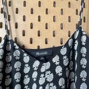 Madewell XS Black Slip Dress - 100% Silk